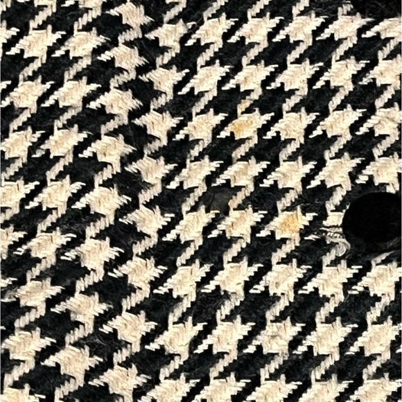 John Roberts classic black cream checkered coat size 14 - Picture 3 of 10